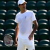 卡锐志 费德勒网球服短袖速干T恤网球运动上衣费德勒logo网球衣 白色 S/160